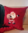 Kırlent Kılıfı-Noel Baba Aplikeli-42*42 cm. ürün görseli