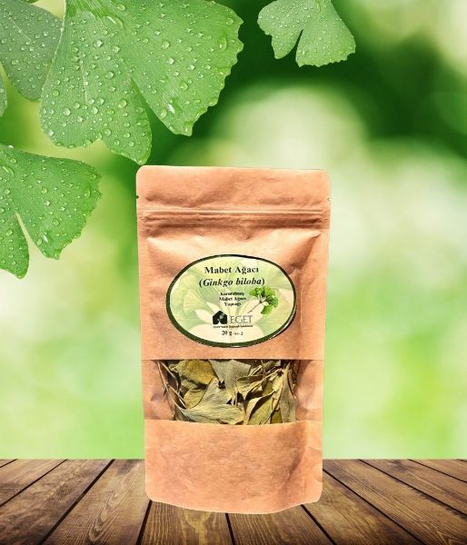 Kurutulmuş Mabet Ağacı (Ginkgo biloba) Yaprağı 20 G. ürün görseli