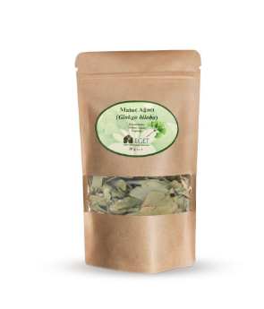 Resim Kurutulmuş Mabet Ağacı (Ginkgo biloba) Yaprağı 20 G
